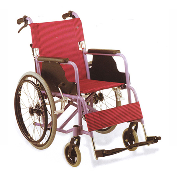 탄탄 알루미늄 어린이 휠체어 WYK874LAJ-35 수동 경량 등받이 접이식